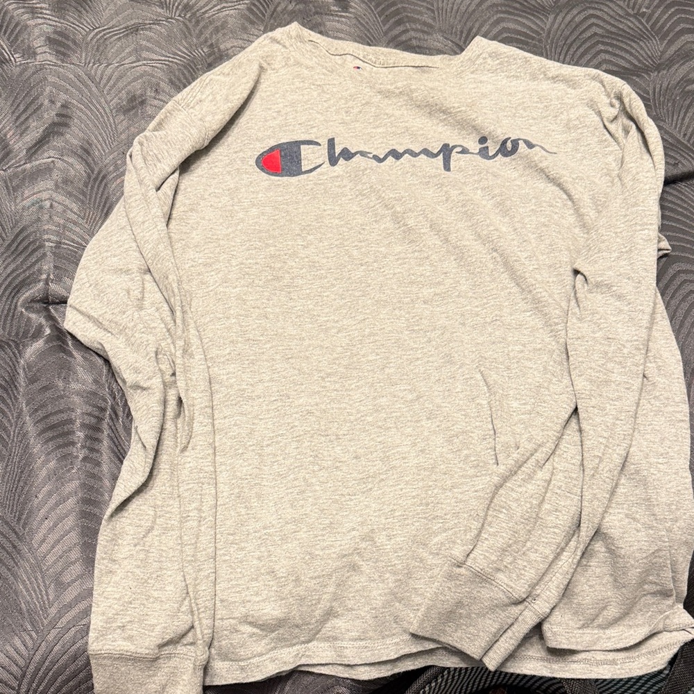 Champion Heather Gray Crewneck Sweatshirt